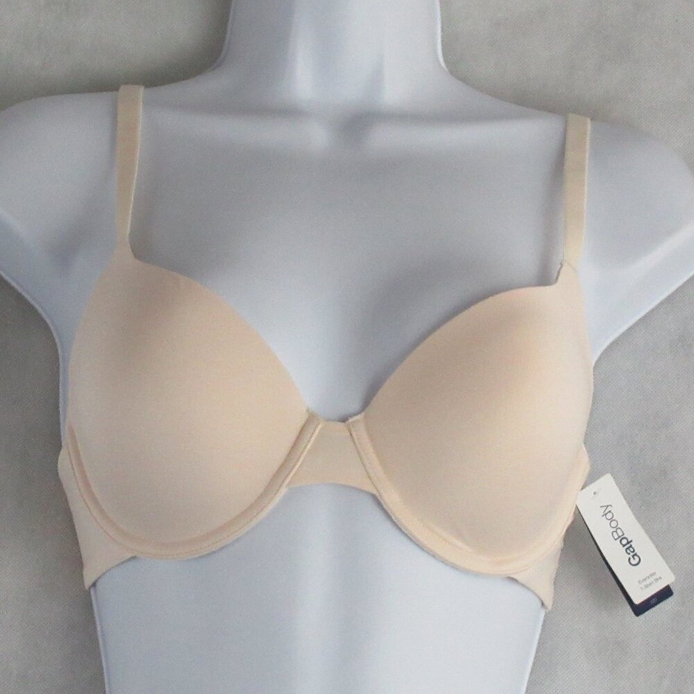 NWT GAP GapBody Women's Everyday Essentials T-Shirt Bra, Warm Pink